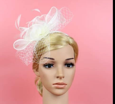 "Organza and Tulle Fascinator"