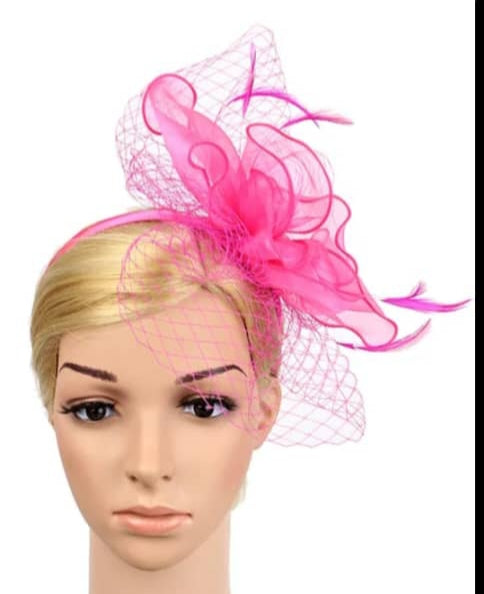 "Organza and Tulle Fascinator"