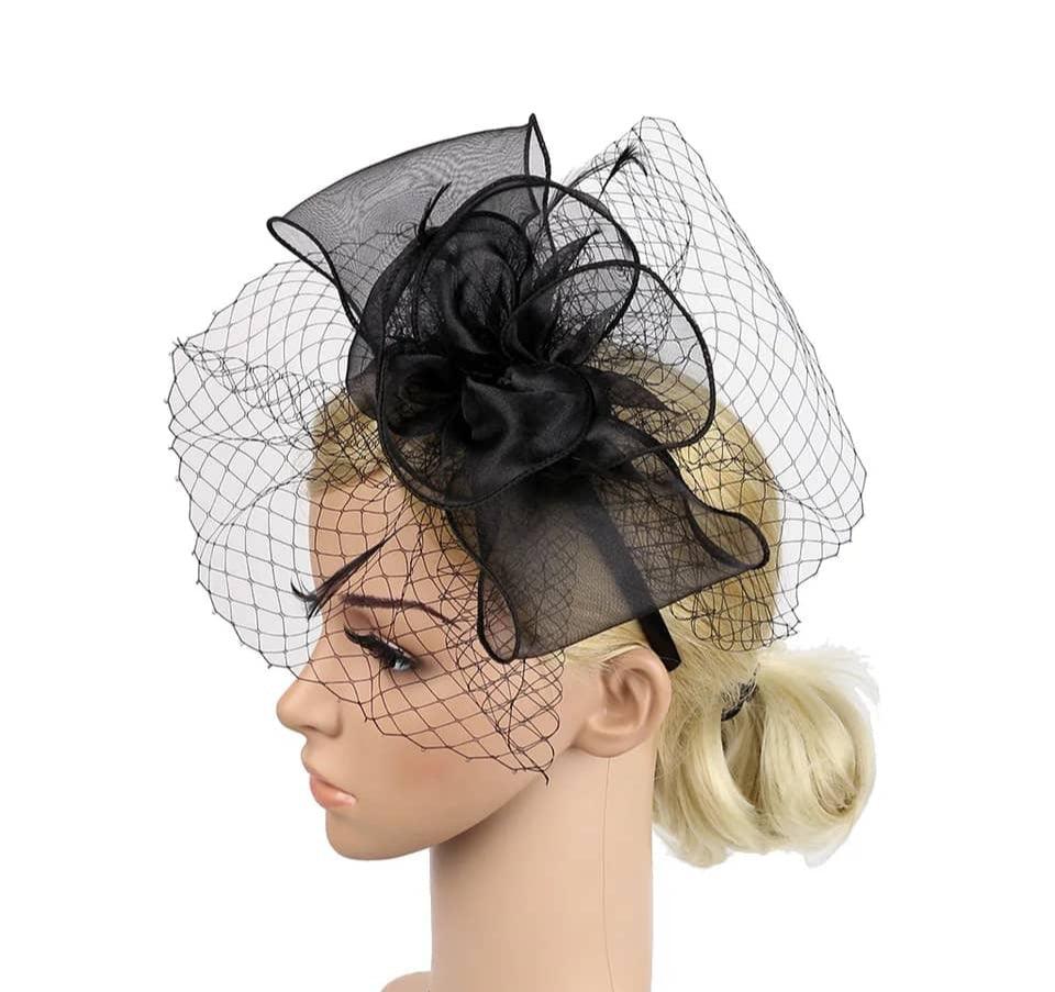 "Organza and Tulle Fascinator"