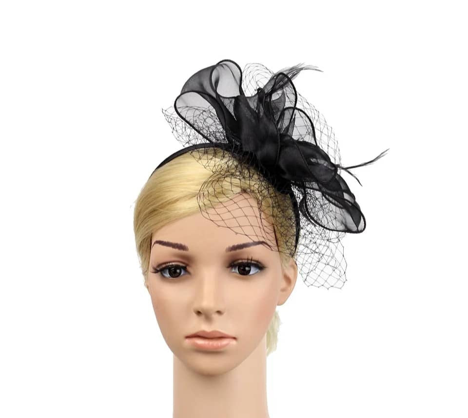 "Organza and Tulle Fascinator"