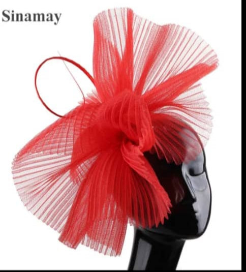 "Radiant Sunrise Crinoline Fascinator"