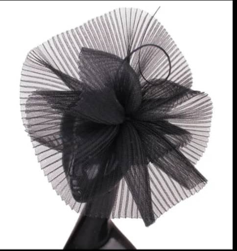 "Radiant Sunrise Crinoline Fascinator"