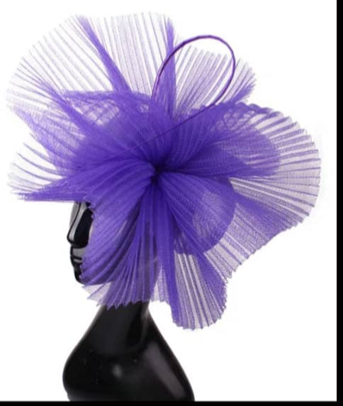 "Radiant Sunrise Crinoline Fascinator"