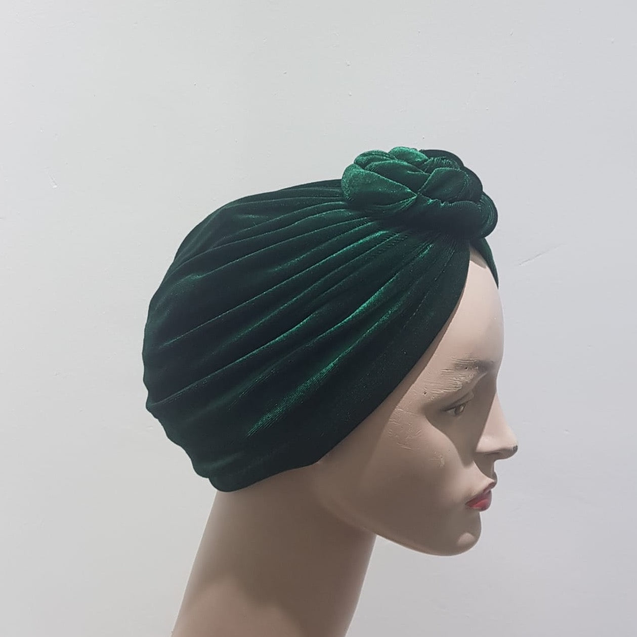 "Velvet Opulence Turban Headband"