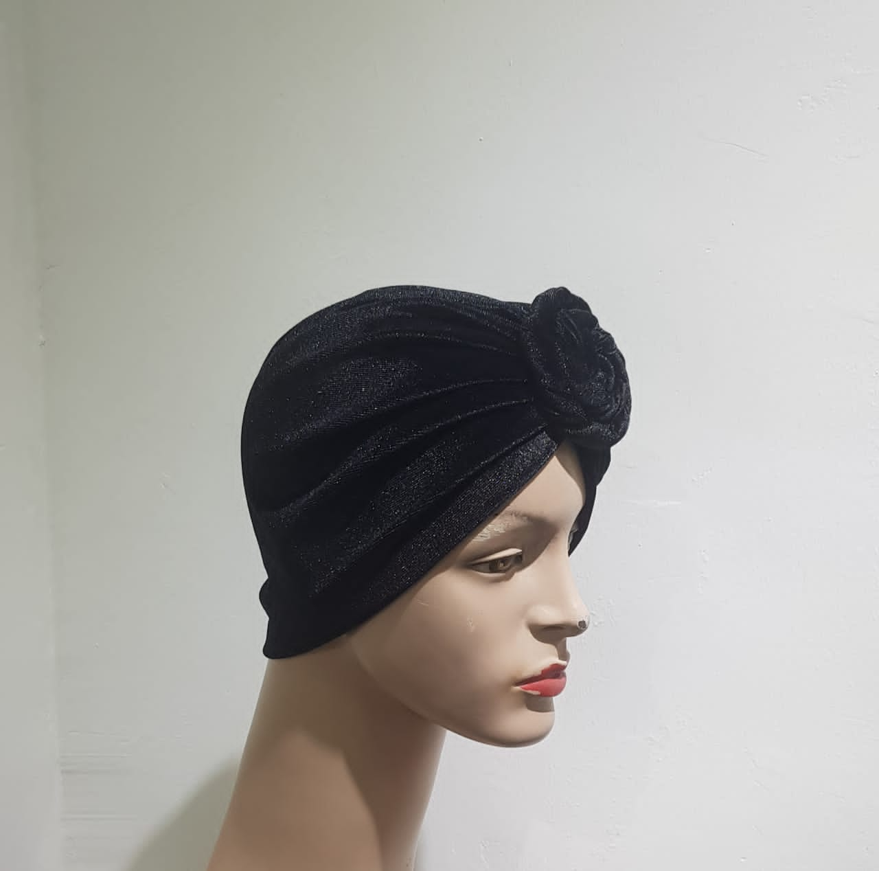 "Velvet Opulence Turban Headband"