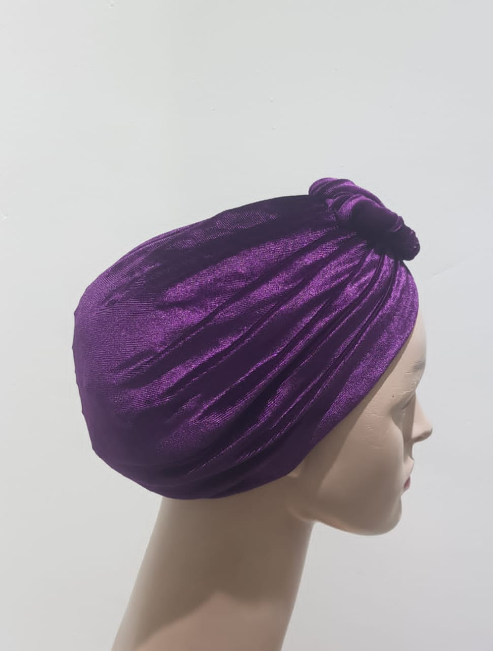 "Velvet Opulence Turban Headband"