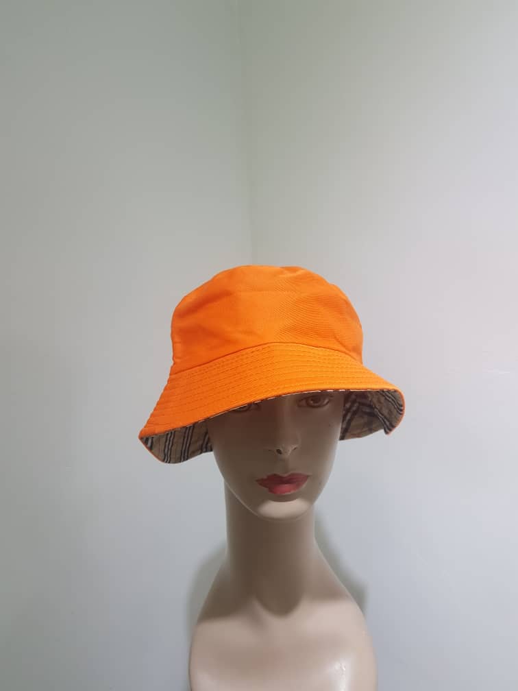 Dual-Patterned Reversible Bucket Hat