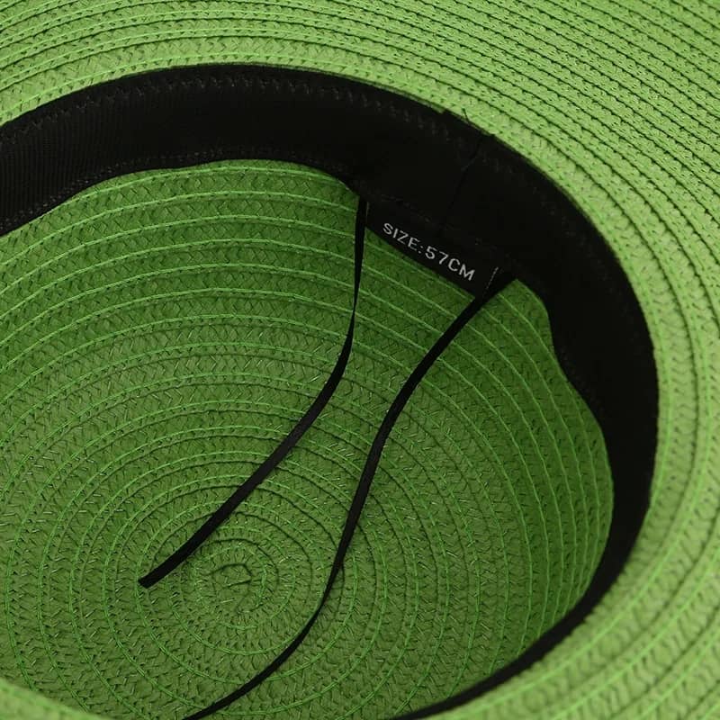 Glamorous Extra large, blocked straw hat for all your summer outings.