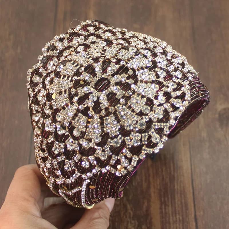 "Regal Sparkle Embellished Headband"