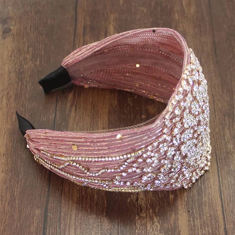 "Regal Sparkle Embellished Headband"