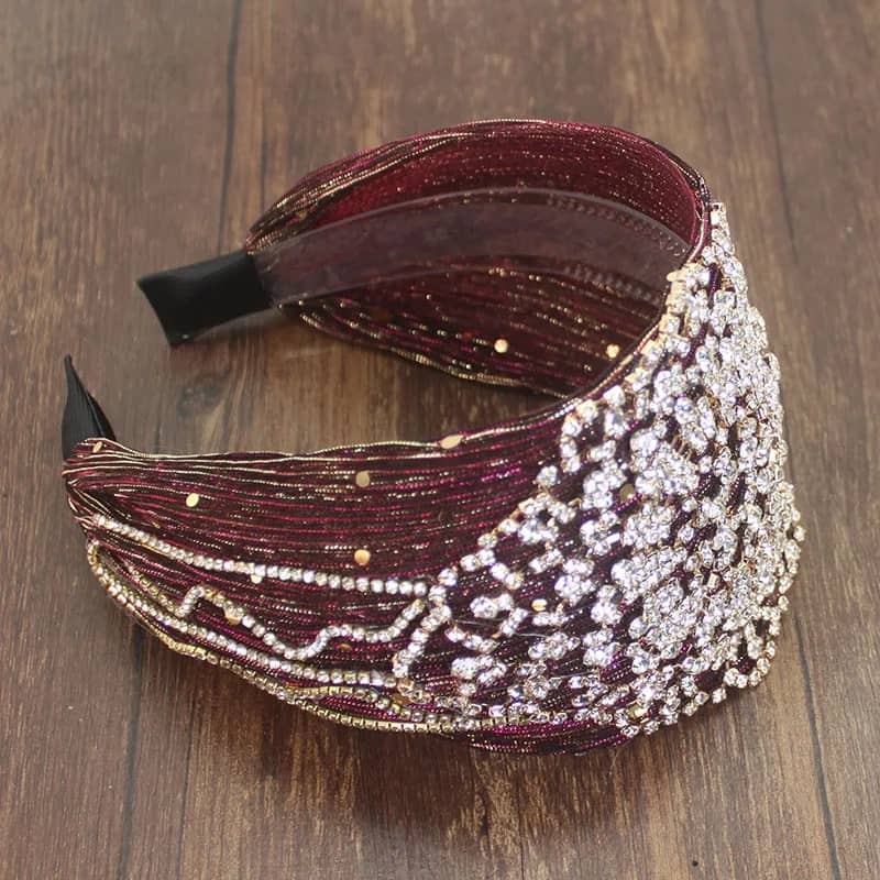 "Regal Sparkle Embellished Headband"