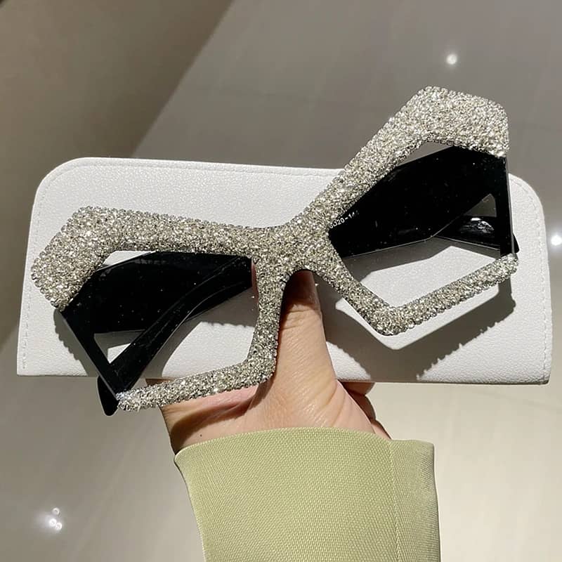 Oversized funky bling sunglasses