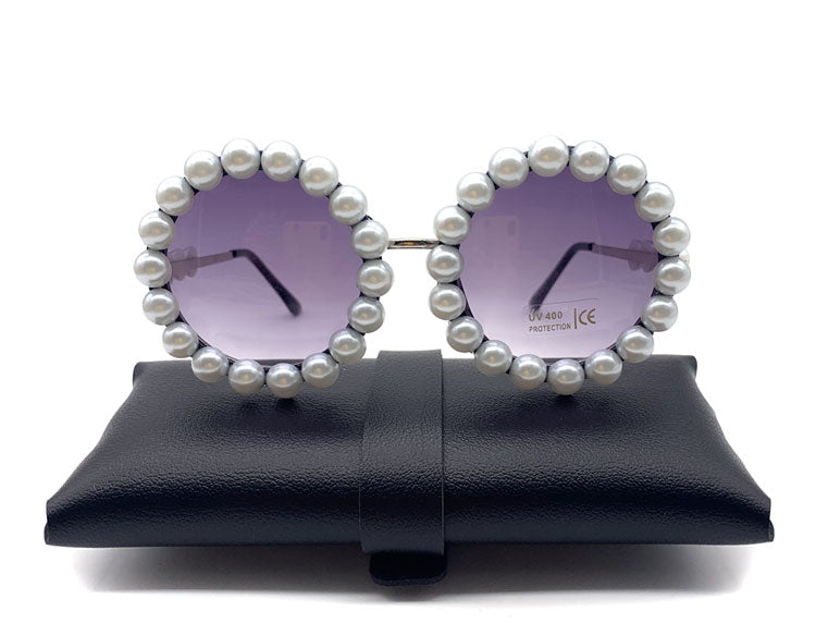 Luxurious pearl framed sunglasses