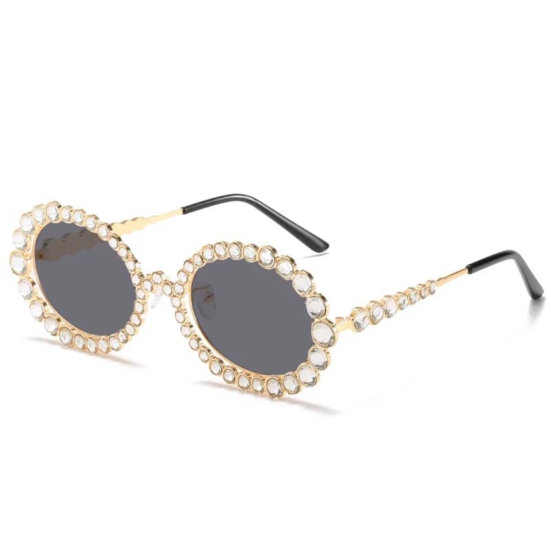 Glamorous Rhinestone- like sunglasses