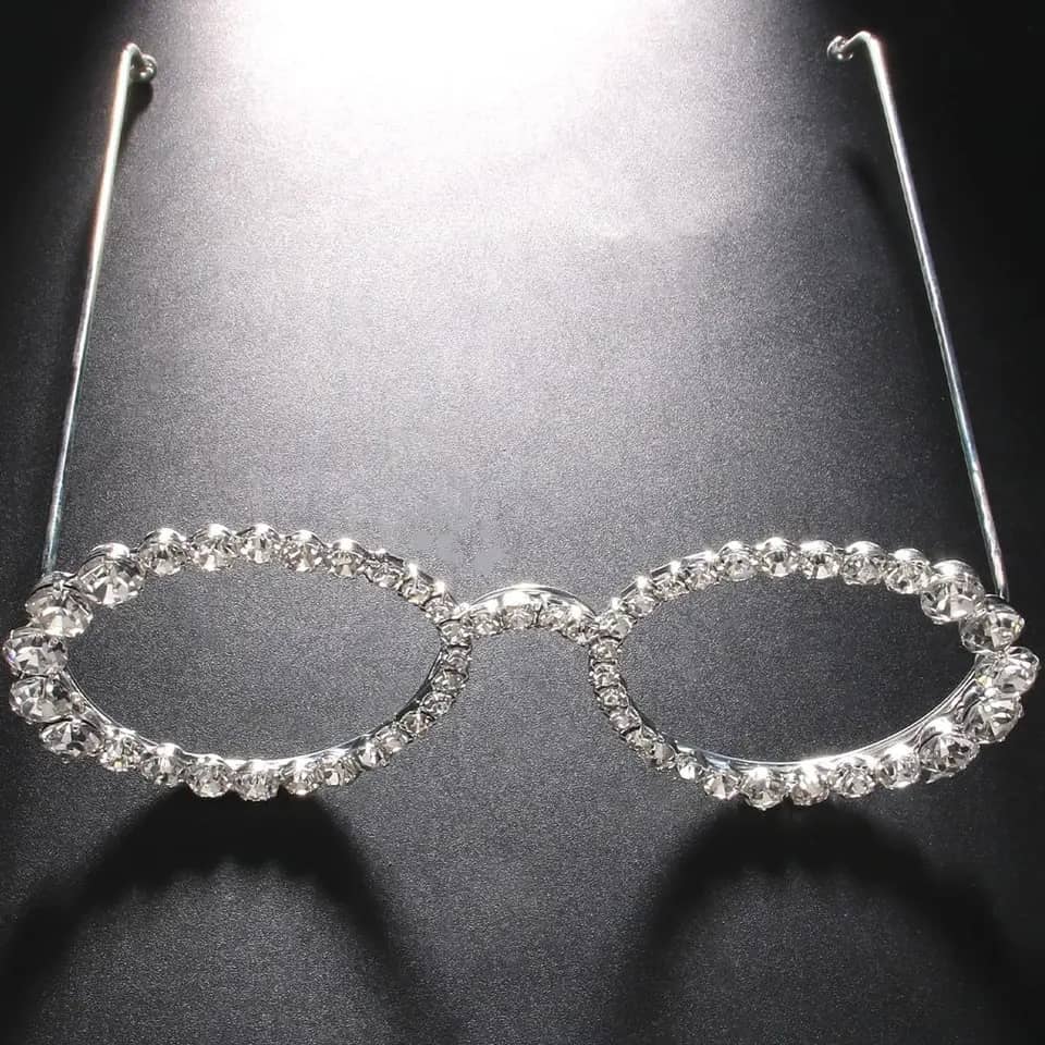 Glamorous Rhinestone- like sunglasses