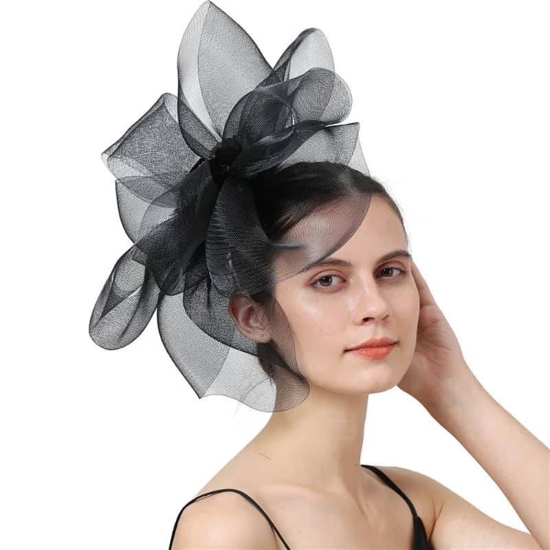 "Elegant Crinoline Fascinator"