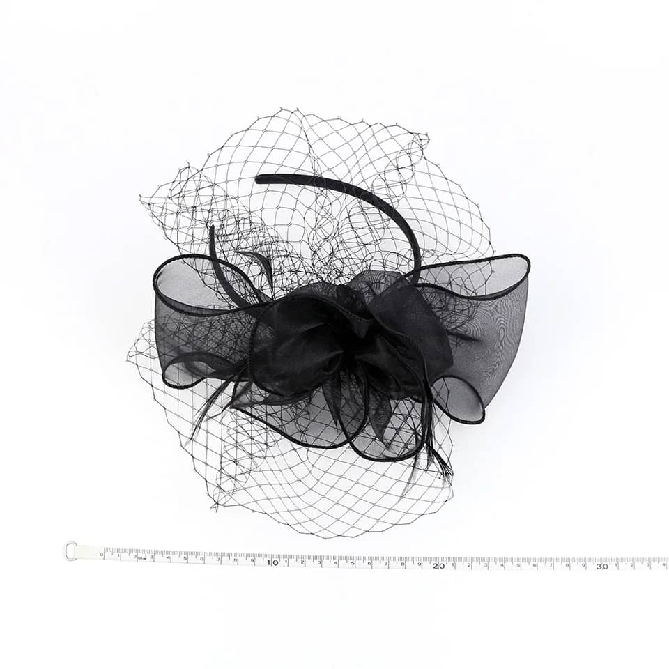 "Organza and Tulle Fascinator"