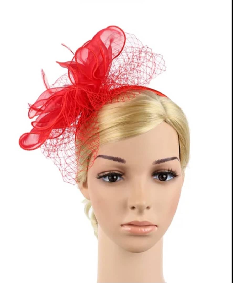 "Organza and Tulle Fascinator"