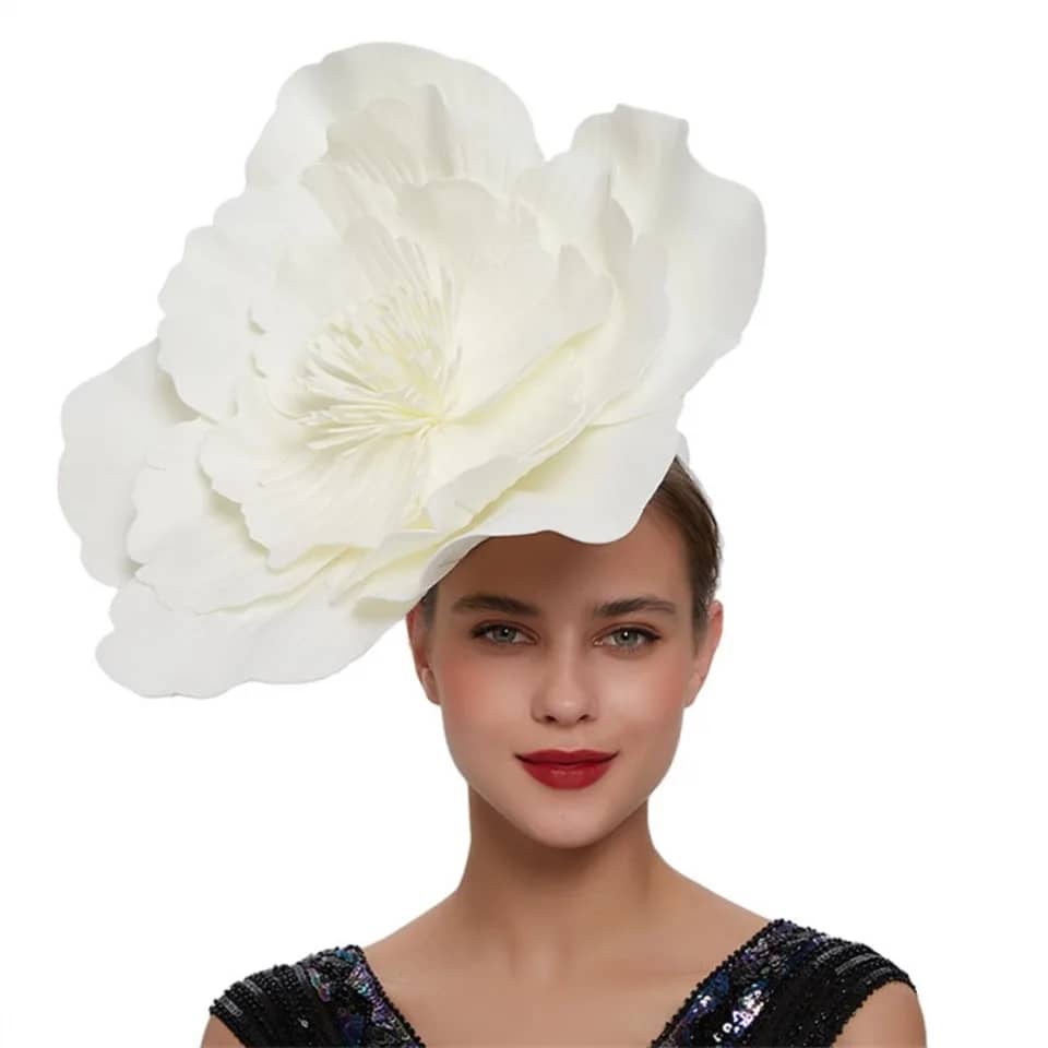 "Glamorous Flower Fascinator"