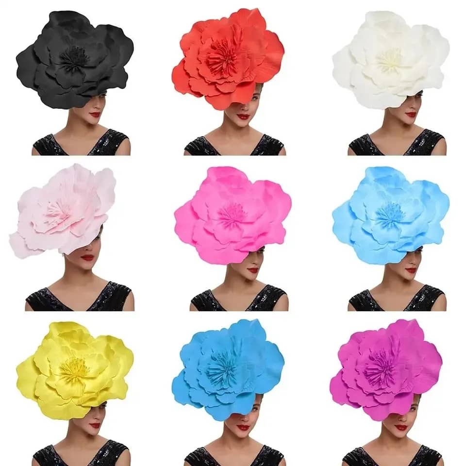 "Glamorous Flower Fascinator"