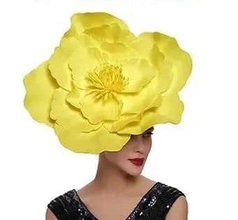 "Glamorous Flower Fascinator"