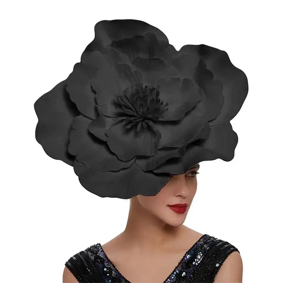 "Glamorous Flower Fascinator"