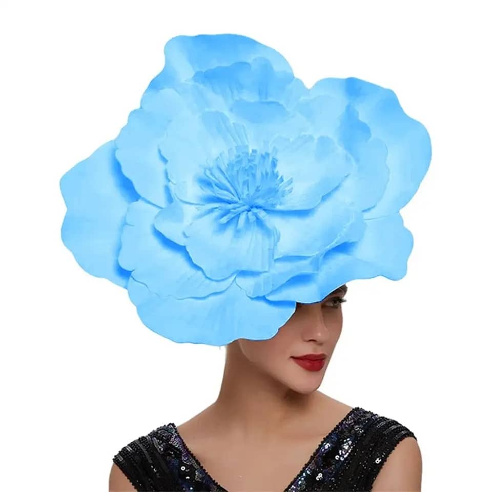 "Glamorous Flower Fascinator"