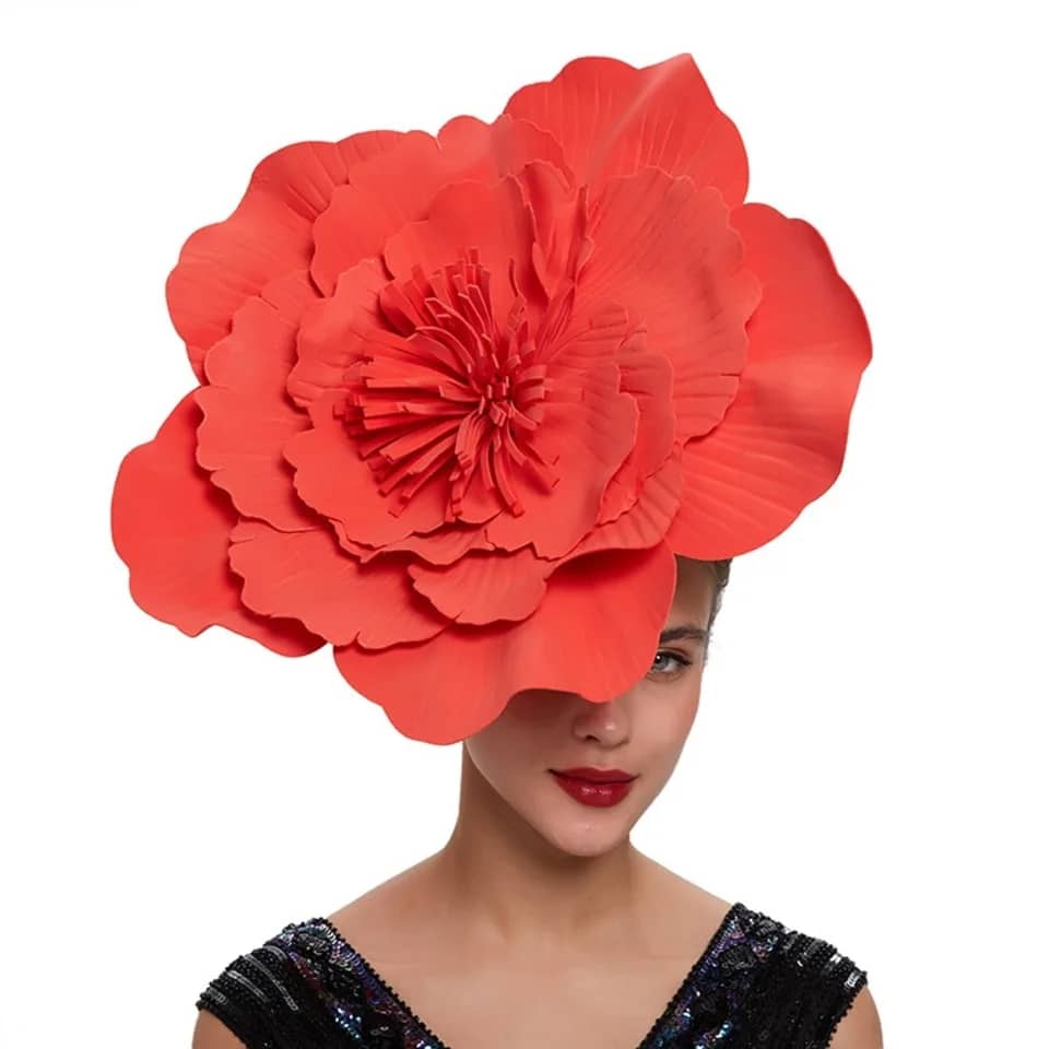 "Glamorous Flower Fascinator"