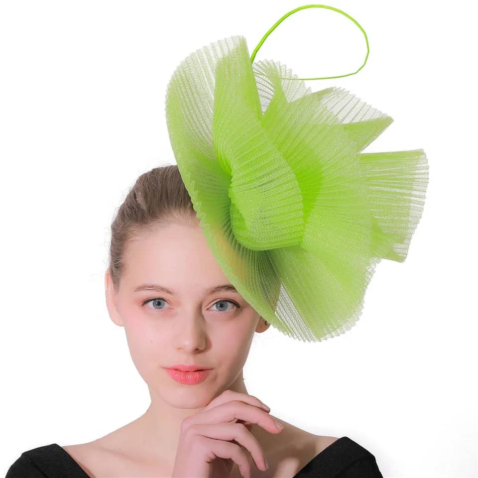 "Radiant Sunrise Crinoline Fascinator"