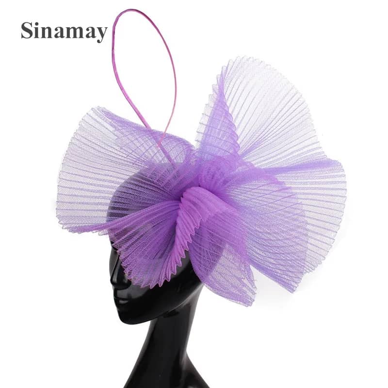 "Radiant Sunrise Crinoline Fascinator"