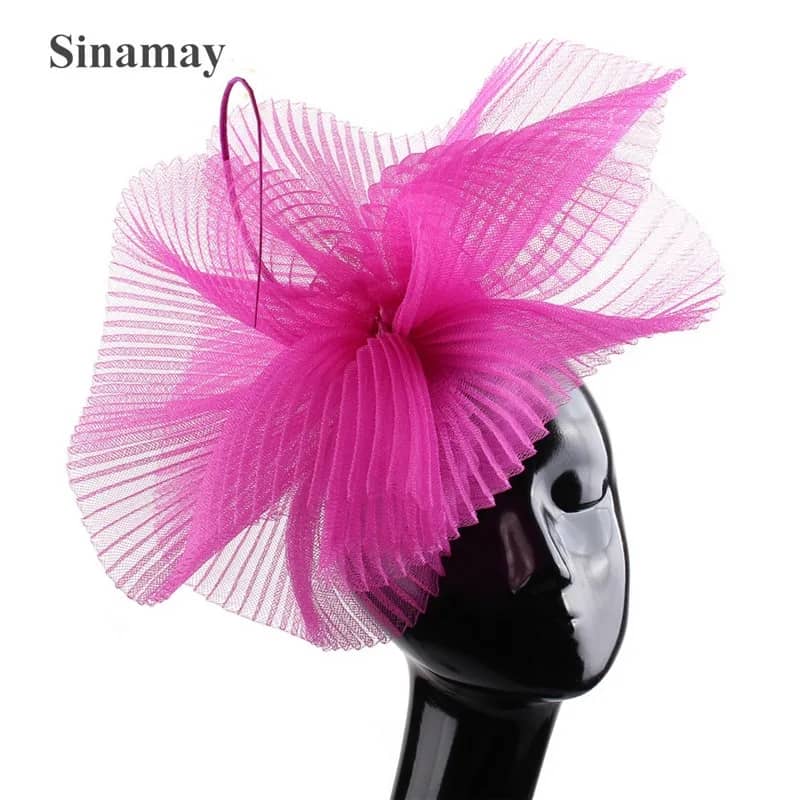 "Radiant Sunrise Crinoline Fascinator"