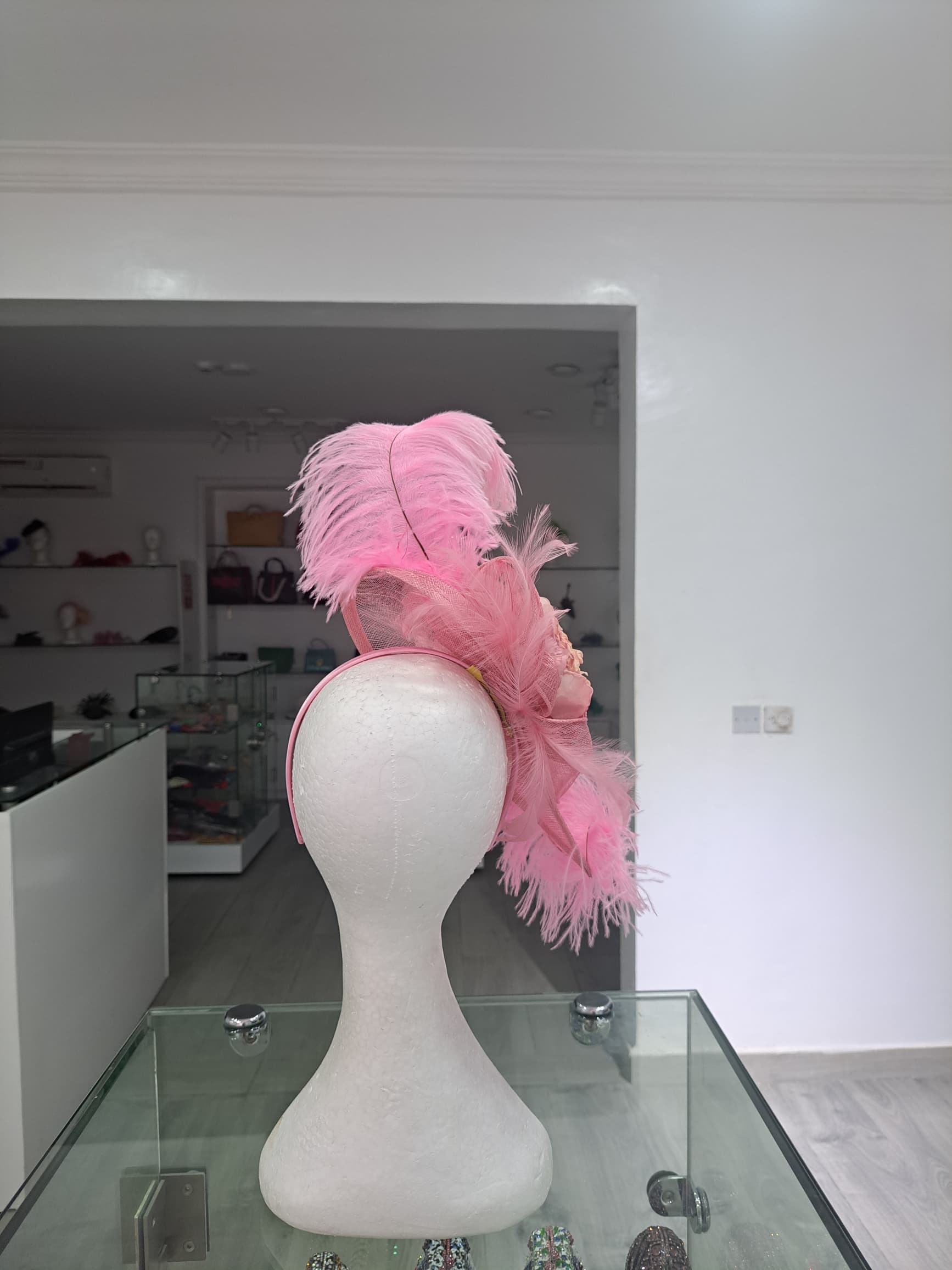 Chic Allure Sinamay Feathered Fascinator