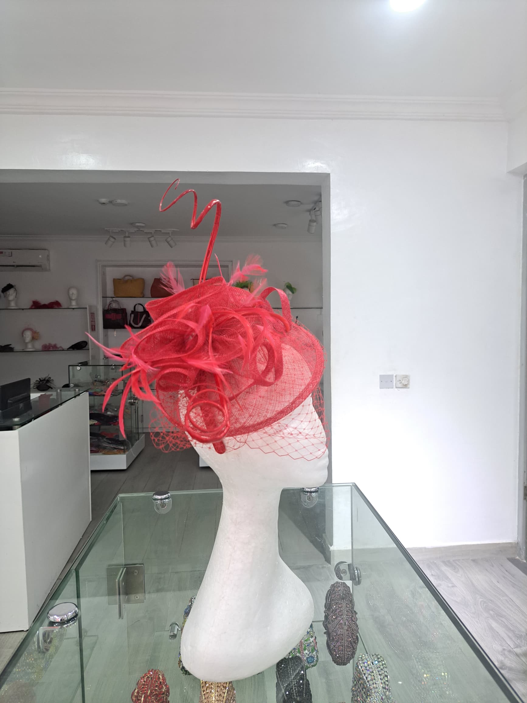 Elegant Fascinator with Delicate Feather Detailing