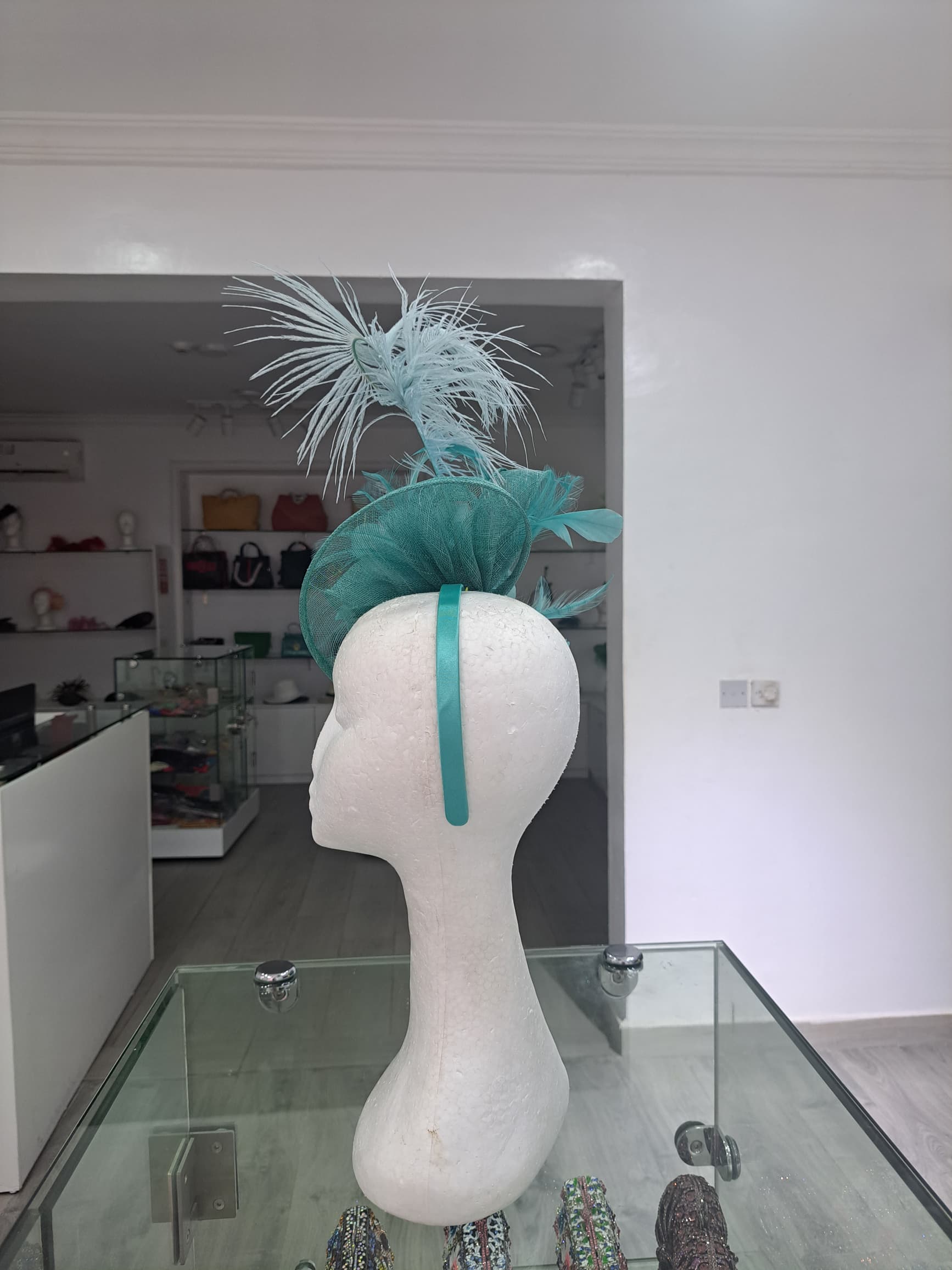 Chic Allure Sinamay Feathered Fascinator