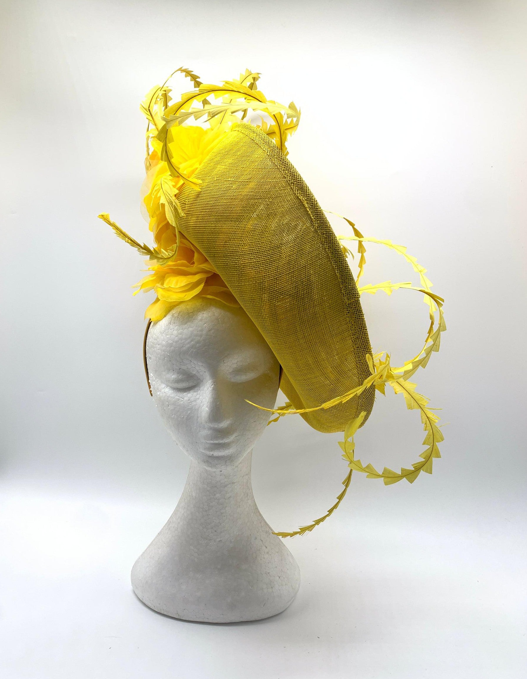 Sunlit Swirl Halo Fascinator