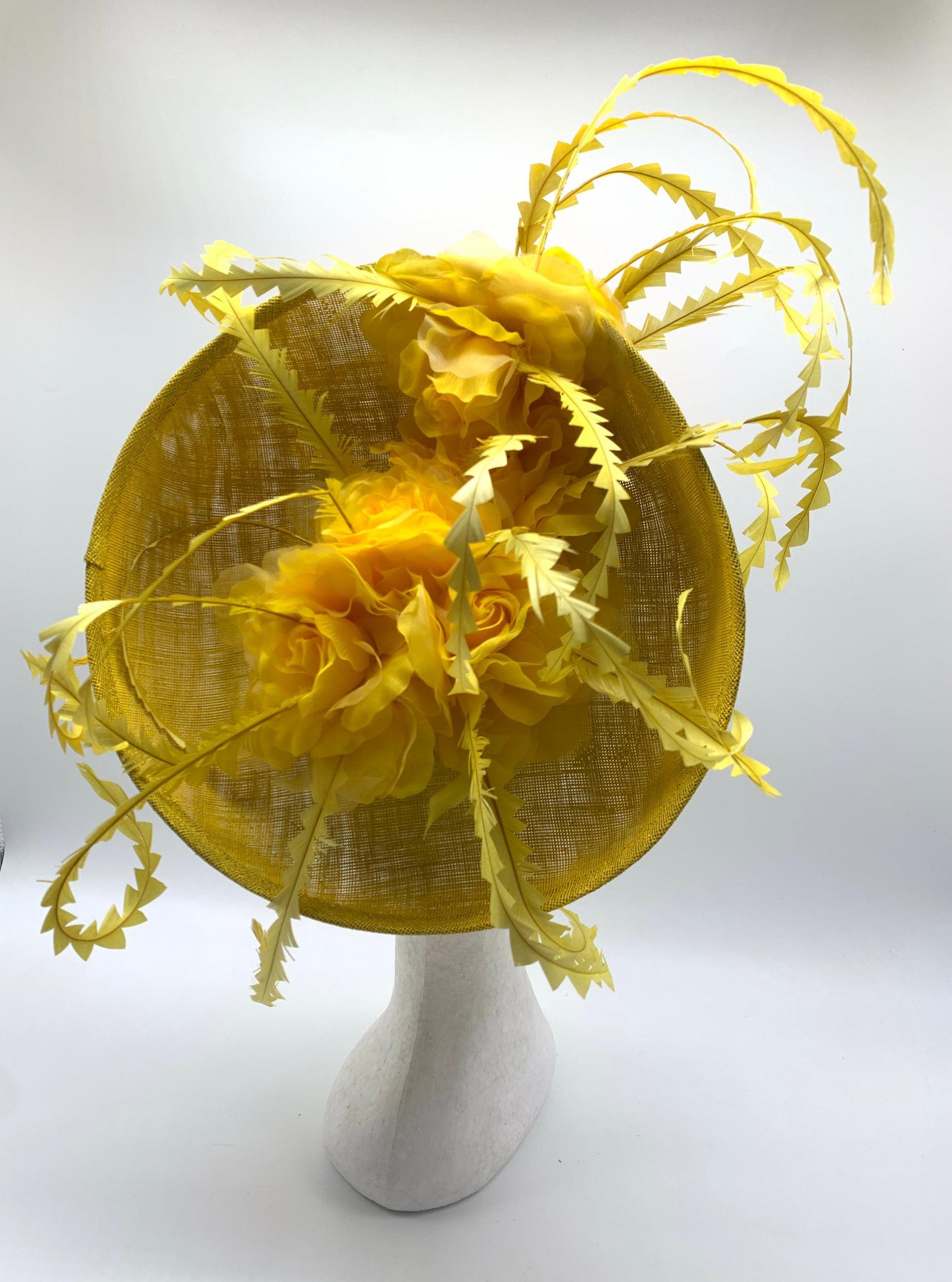 Sunlit Swirl Halo Fascinator