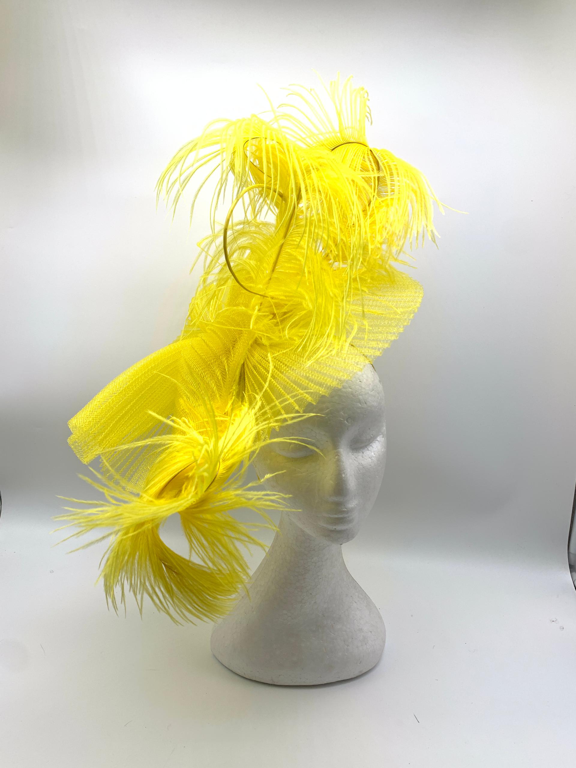 Radiant Sunrise Crinoline Fascinator