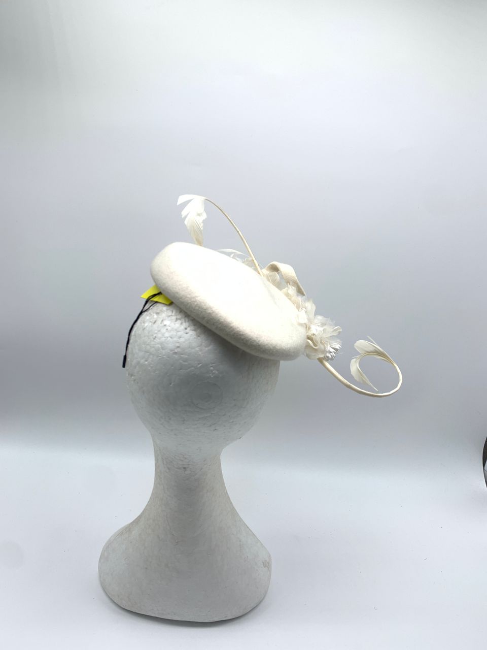 Ivory Feathered Petal Fascinator