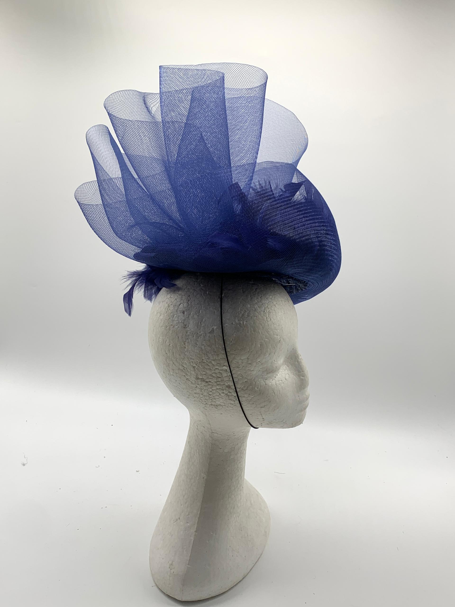 Blue Feathered Whimsy