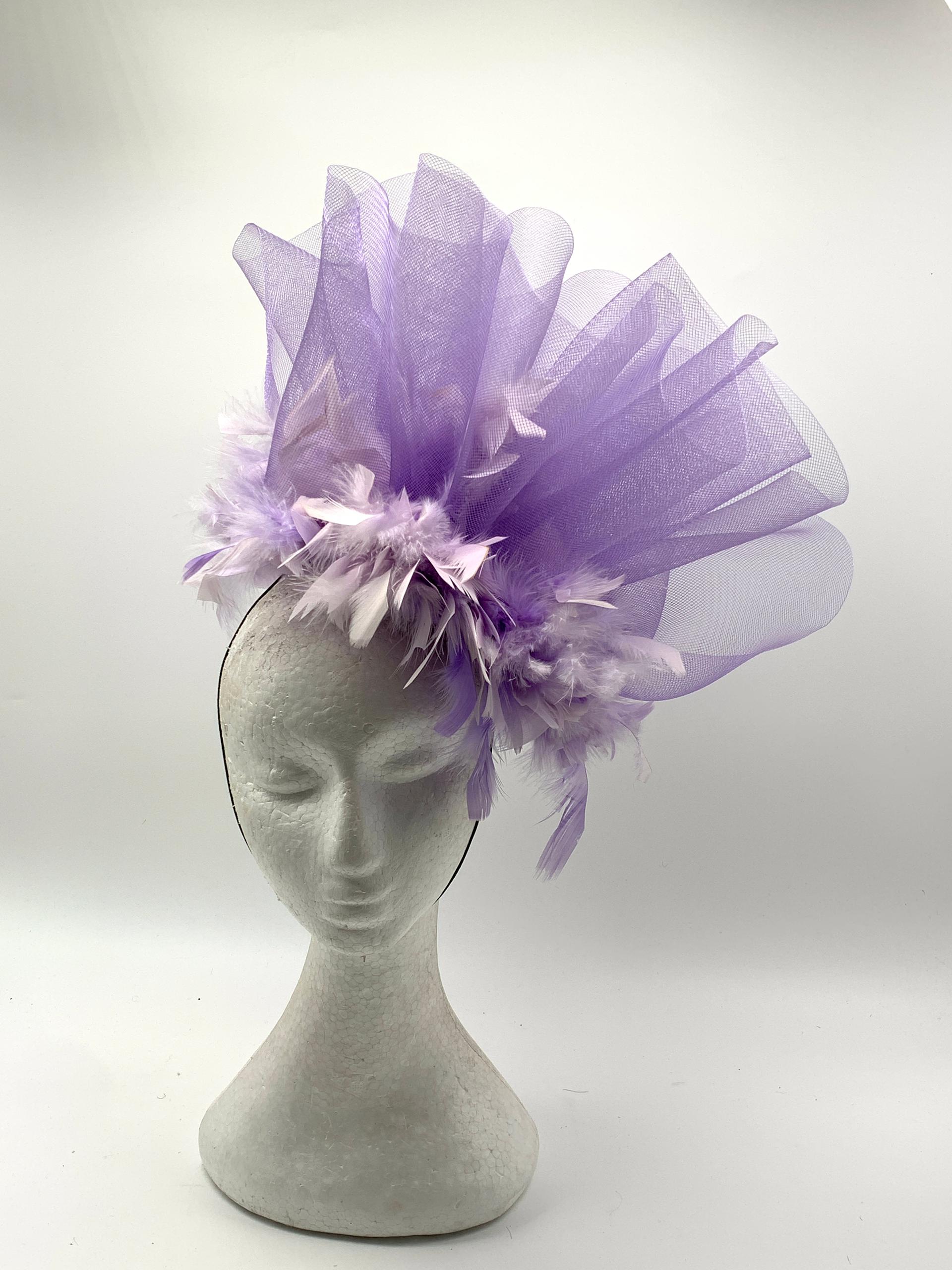 Lavender Feathered Whimsy