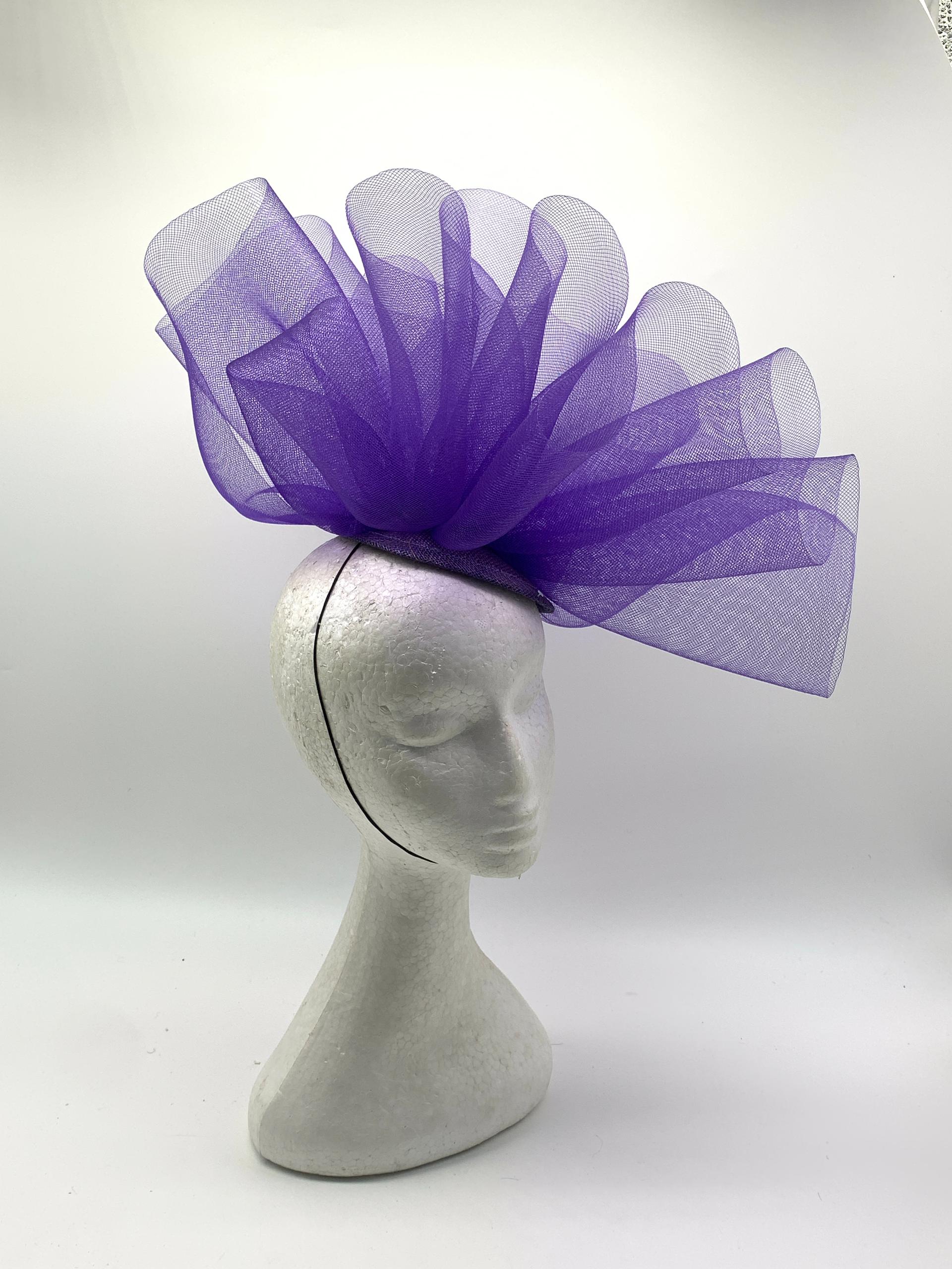 Purple Breeze Fascinator