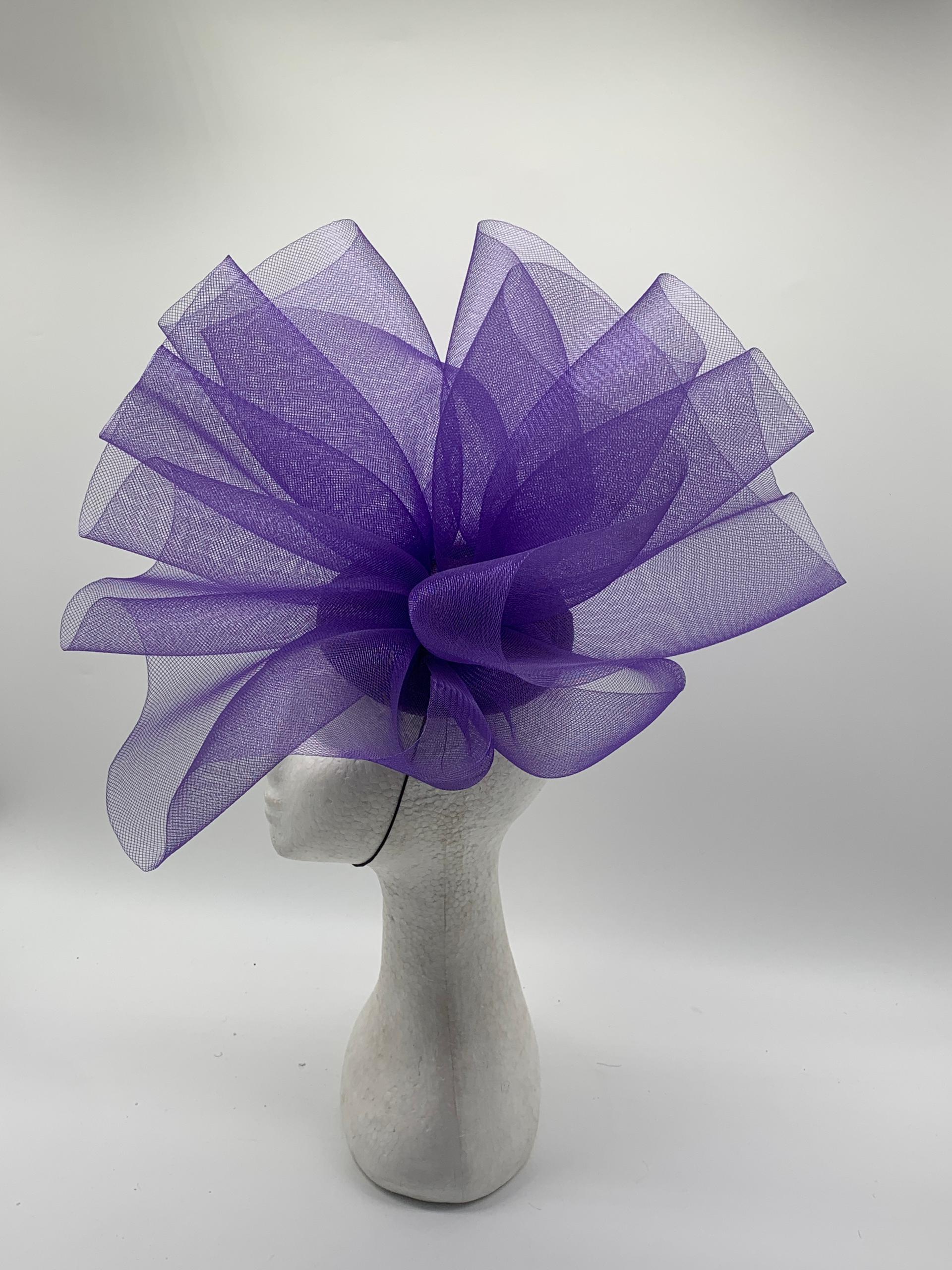 Purple Breeze Fascinator