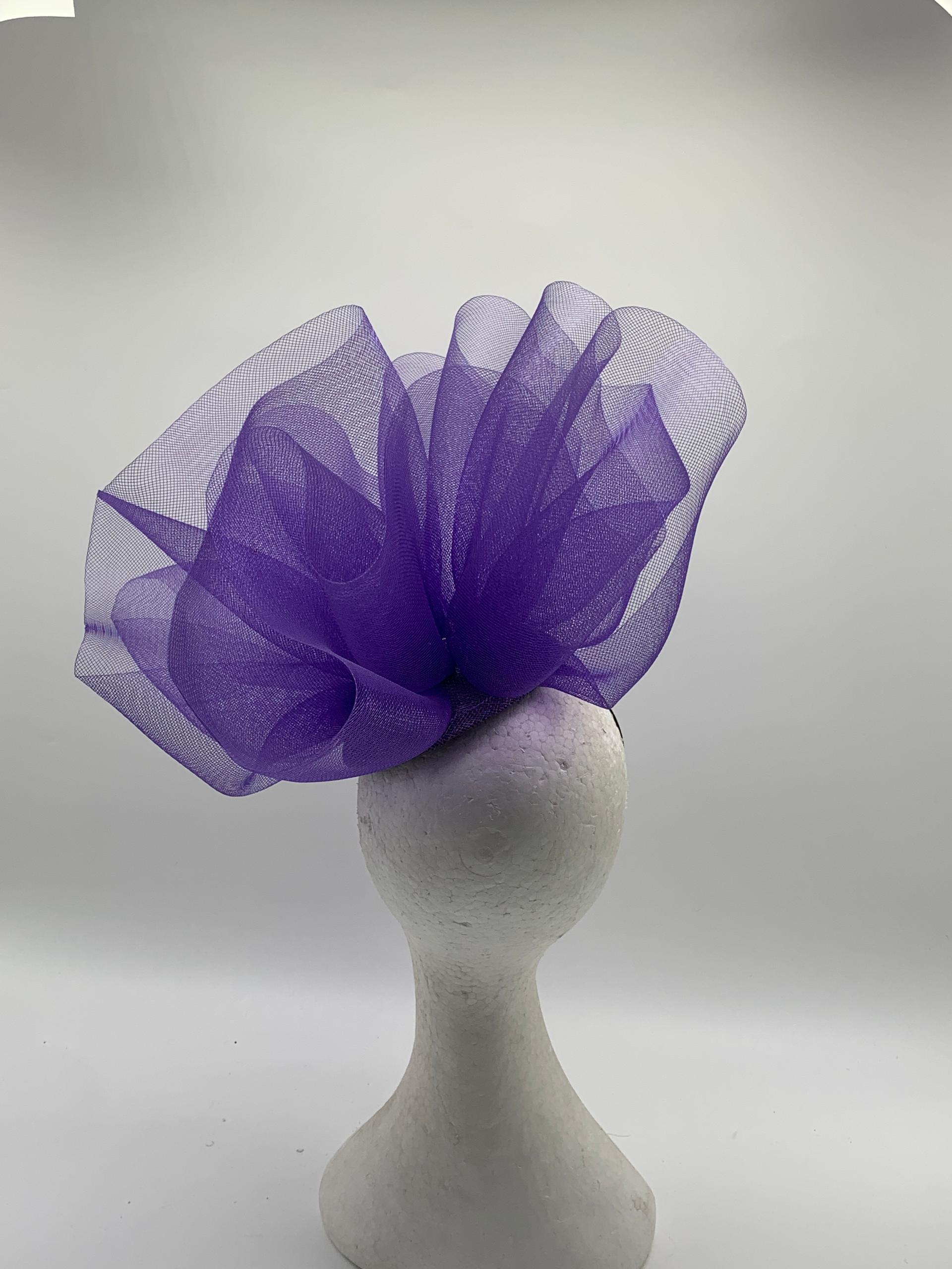 Purple Breeze Fascinator