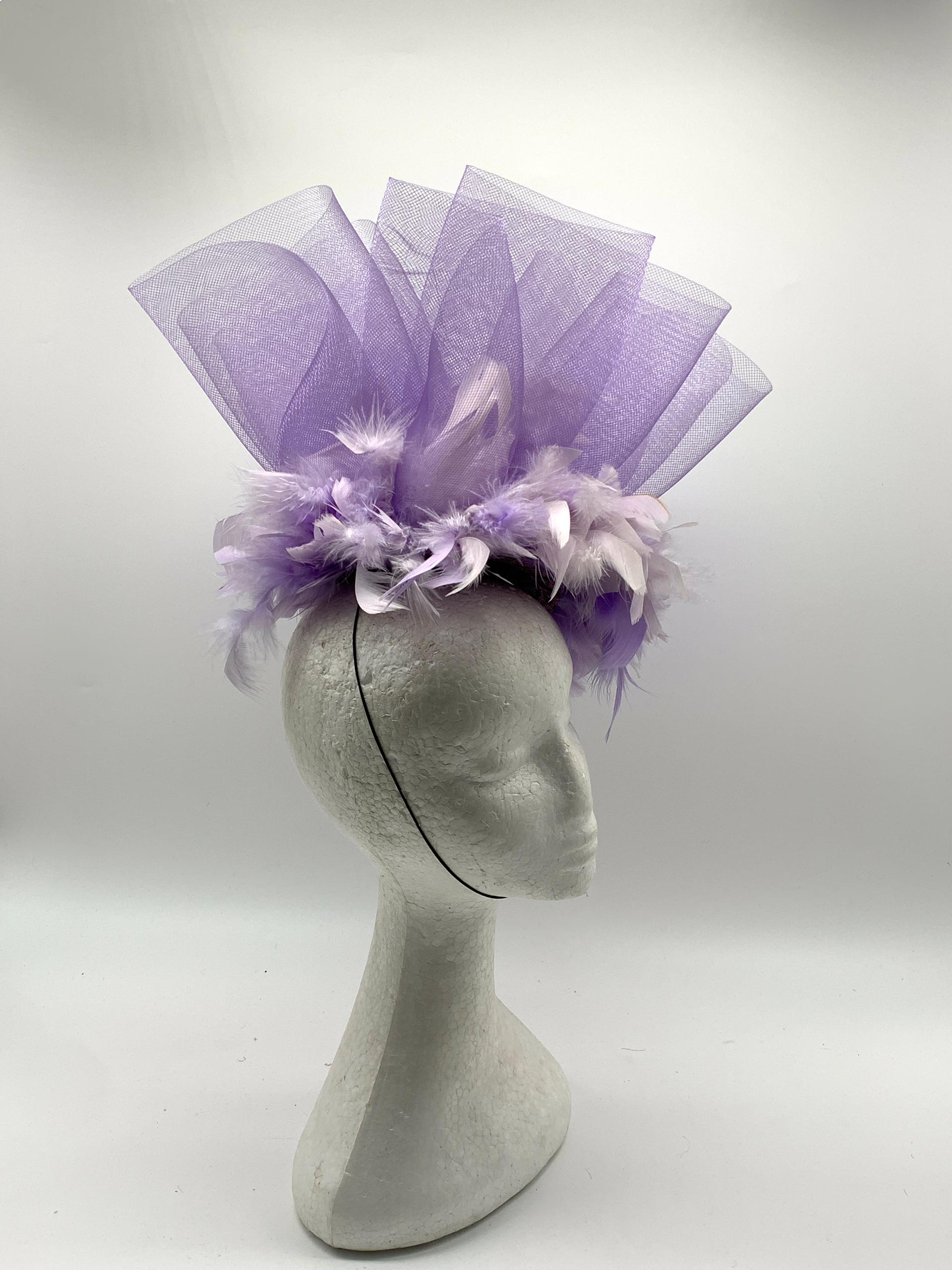 Lavender Feathered Whimsy