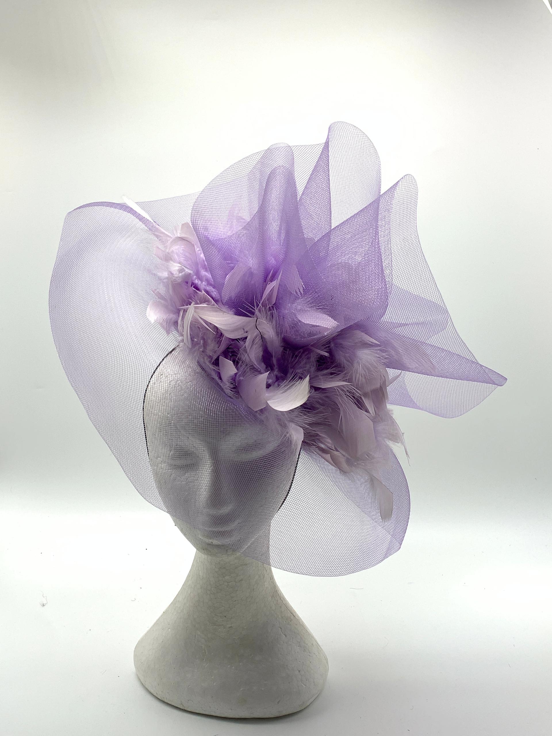 Lavender Feathered Whimsy