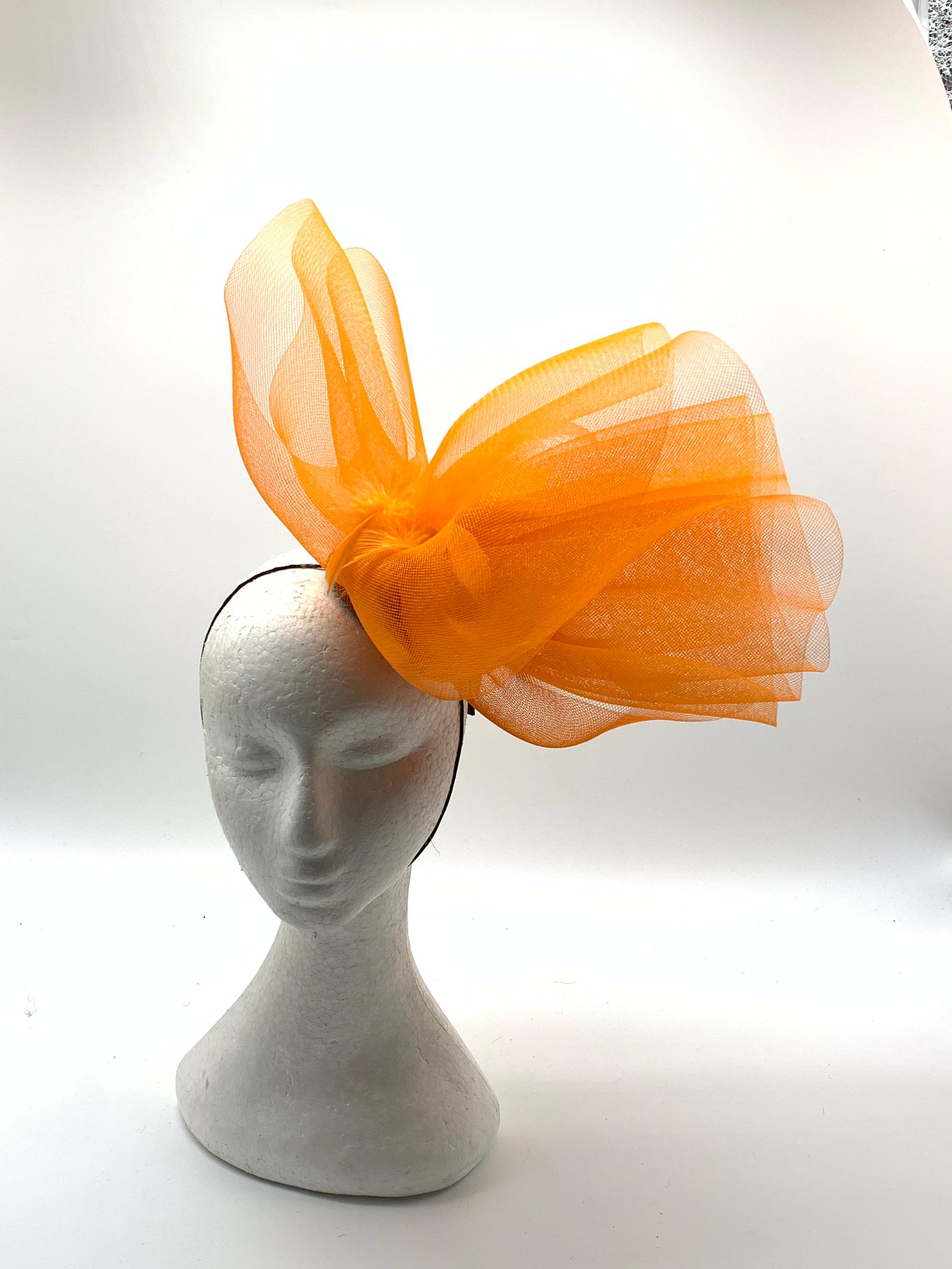 Orange Feathered Whimsy