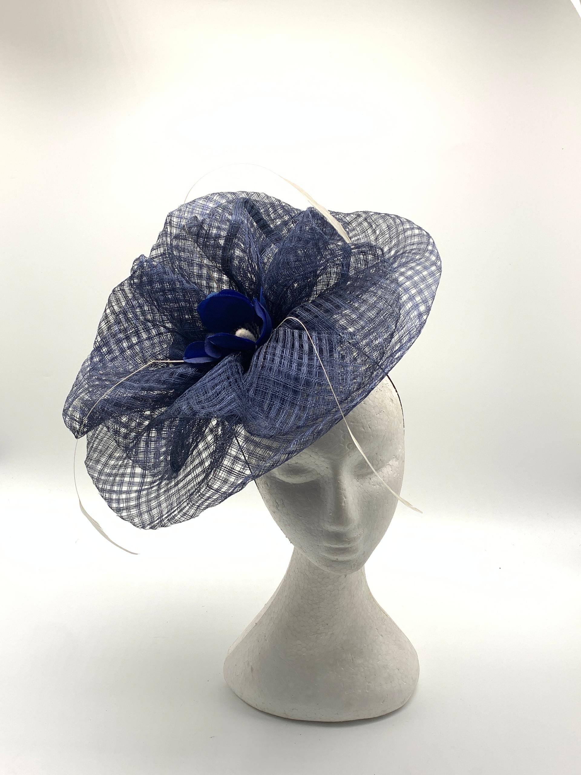 Blue Bloom Fascinator