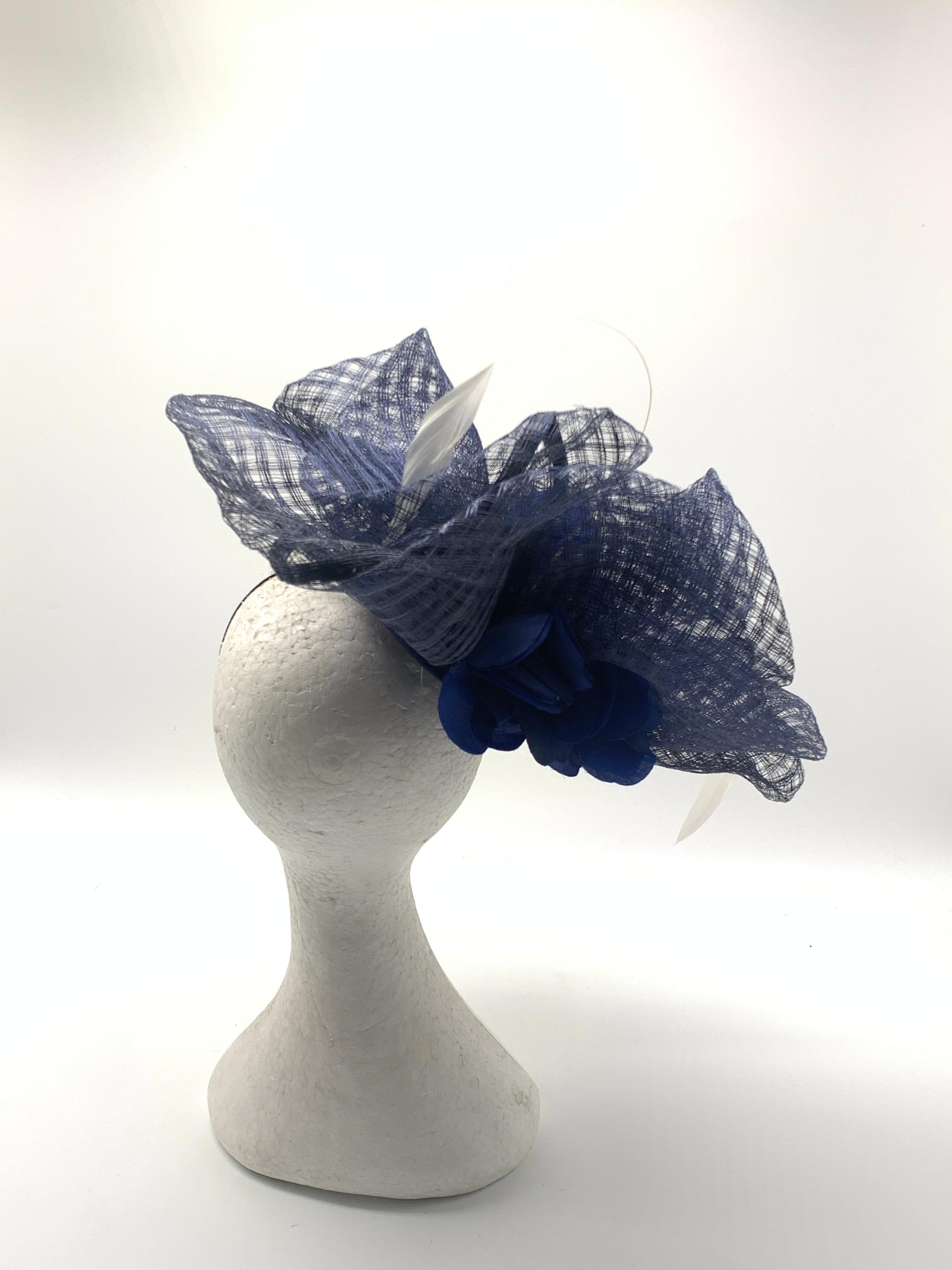 Blue Bloom Fascinator