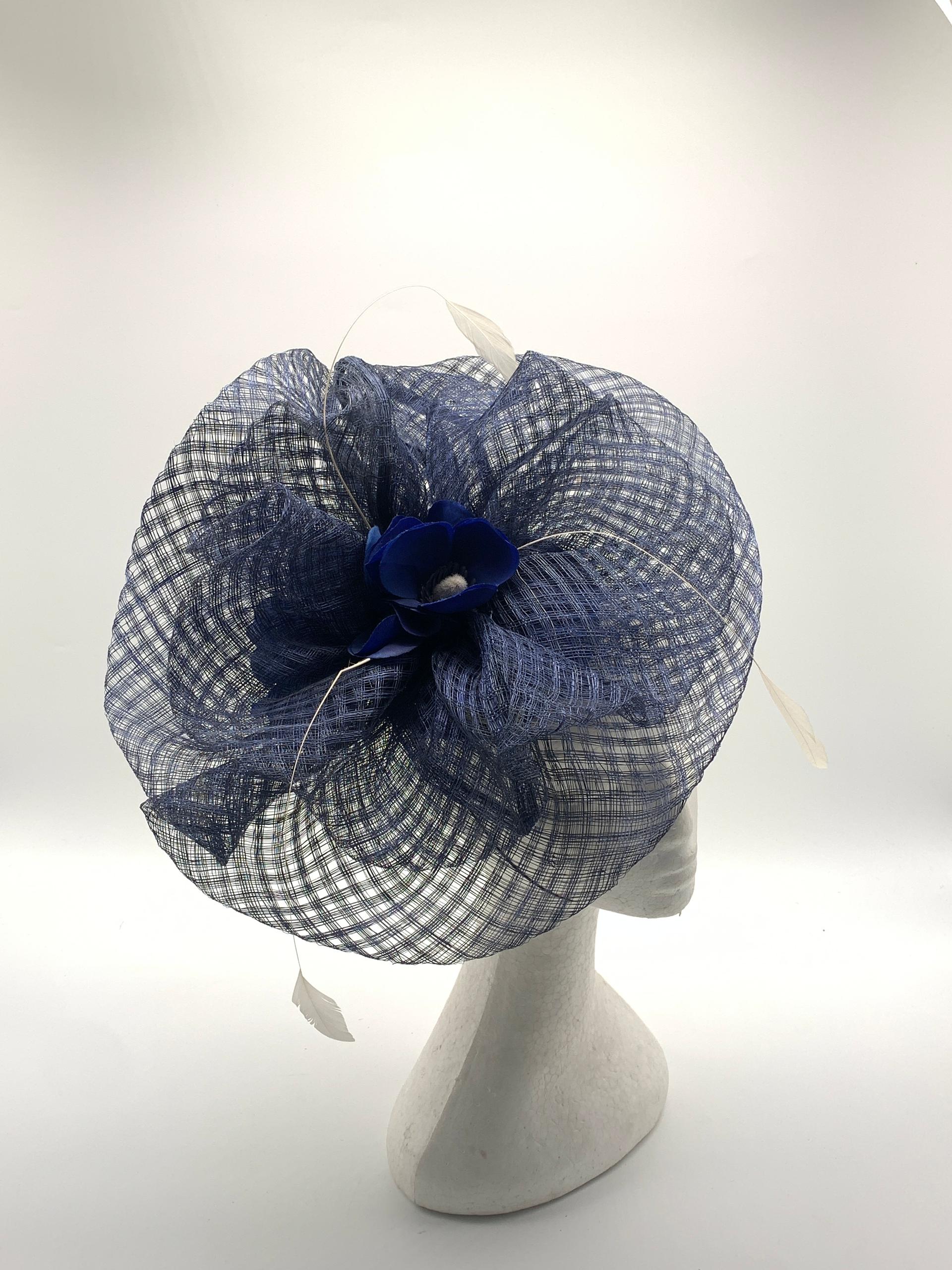 Blue Bloom Fascinator