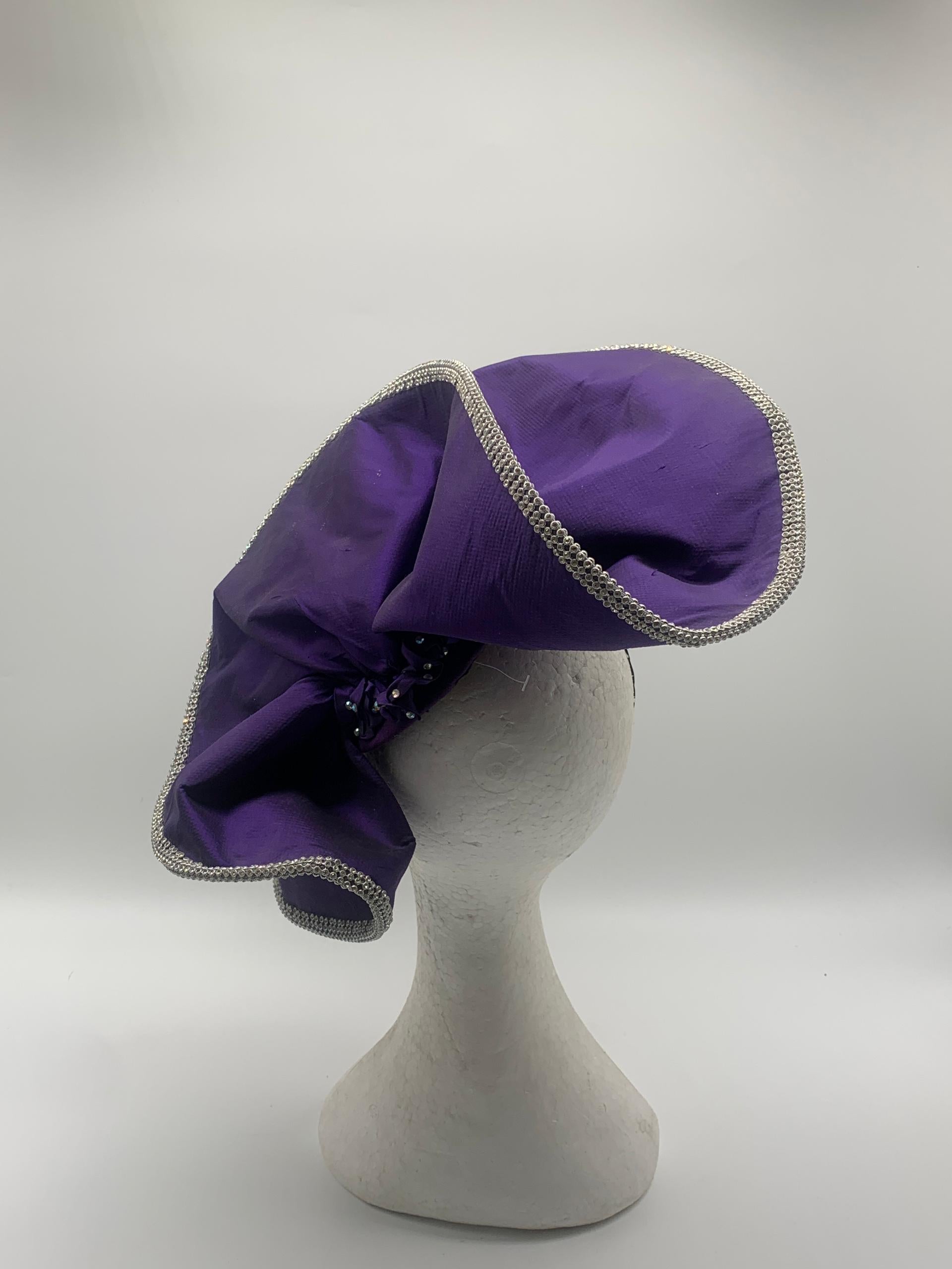 Amethyst Apex Fascinator